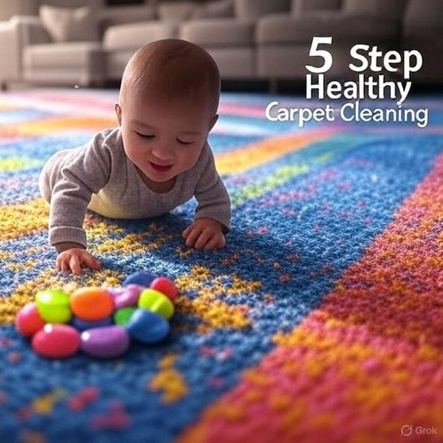 5-Step Healthy Carpet and Upholstery Cleaning