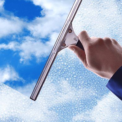 AR window cleaning