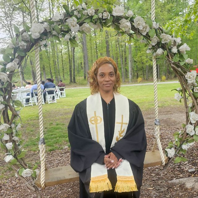 Blue Doves Wedding Officiant --    Military Spouse
