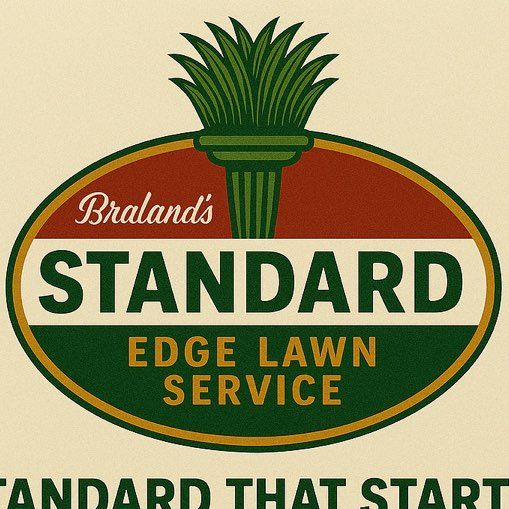 Braland’s standard edge lawn service