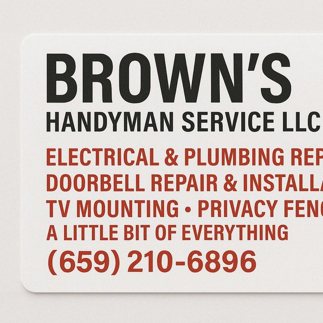 Browns Handyman Service