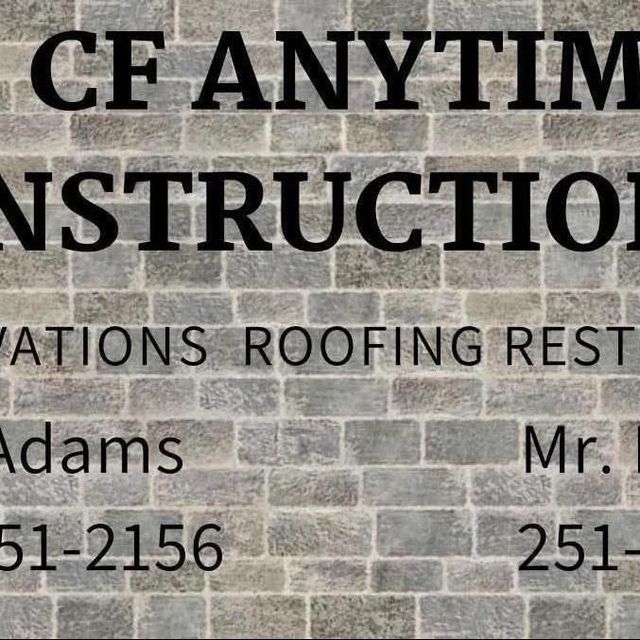 CF ANYTIME CONSTRUCTION LLC