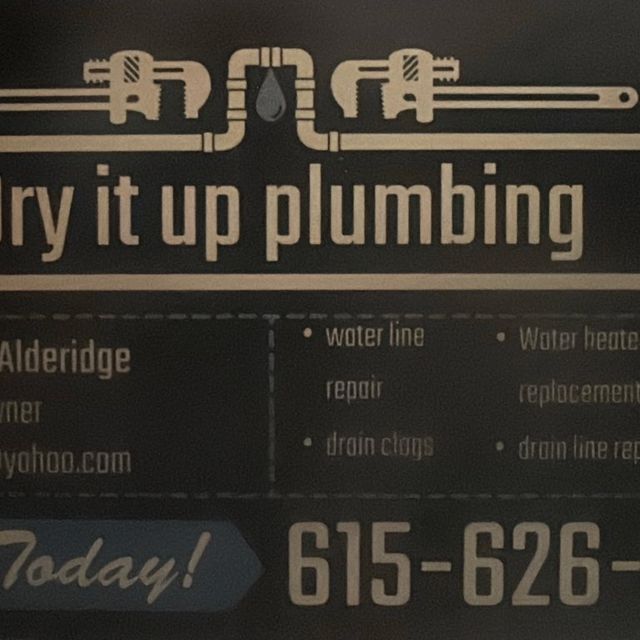 Dry it up plumbing