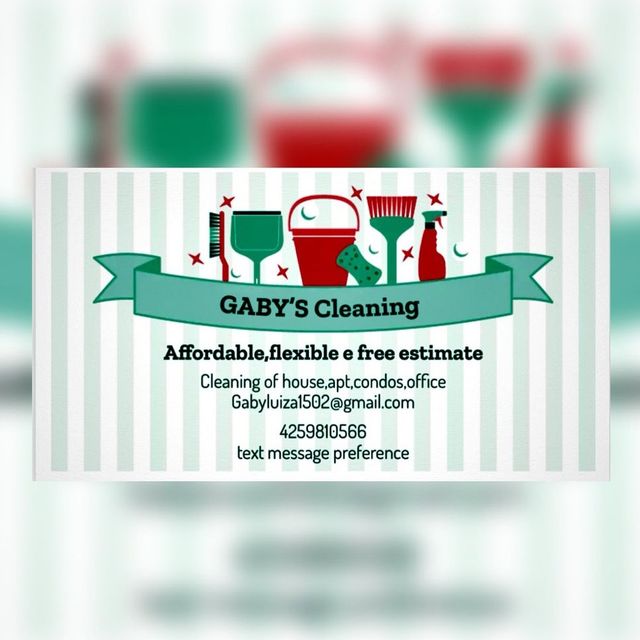 Gaby’s cleaning