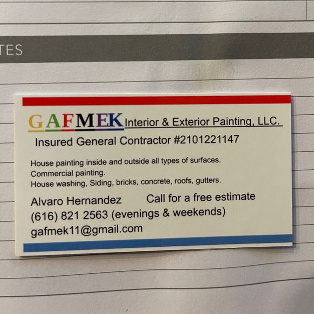 GAFMEK interior & exterior painting