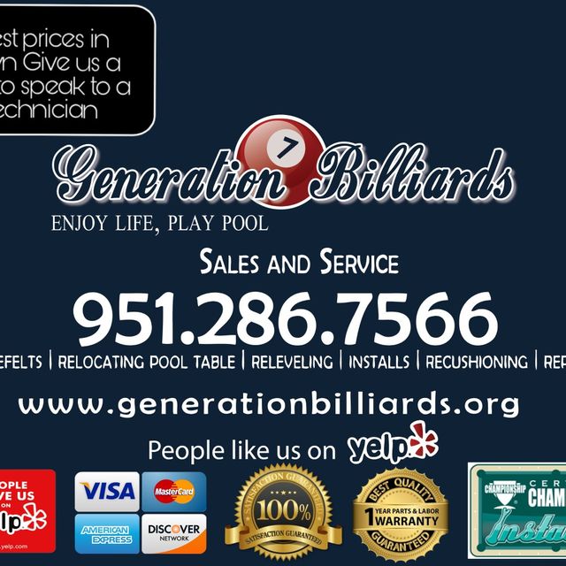 Generation Billiards pool table movers