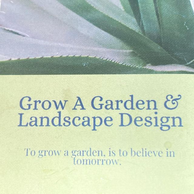 Grow a garden & landscape design