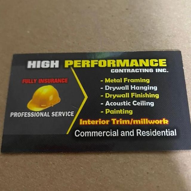 High Performance Contracting Inc.