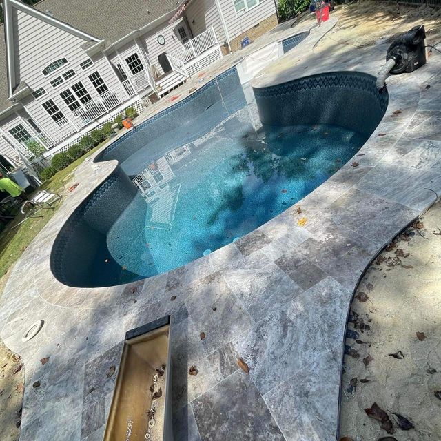 High quality hardscape and landscaping