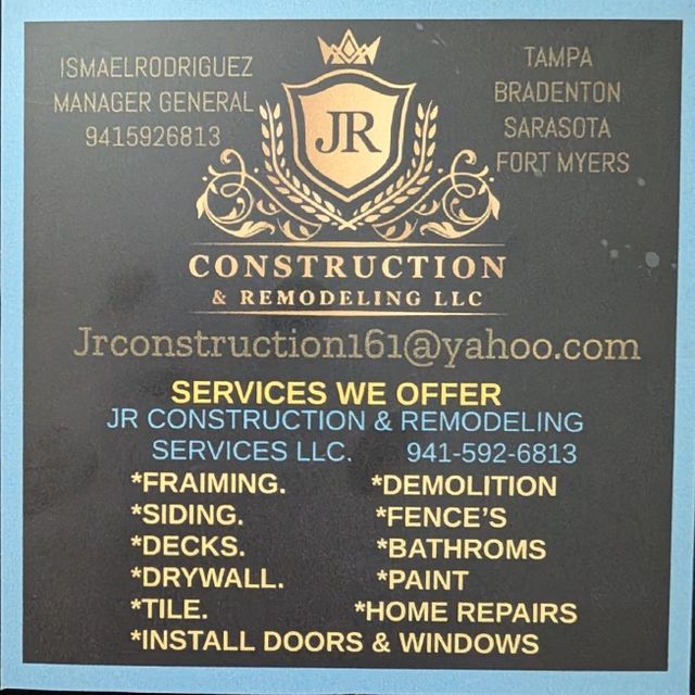 Jr Construction and Remodeling Services