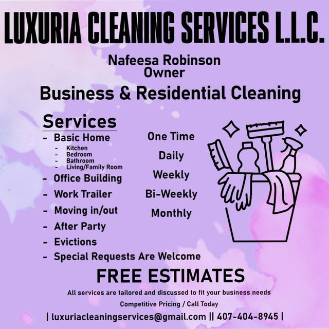 Luxuria Cleaning Services LLC