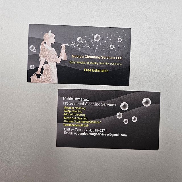 Nubia's gleaming services LLC