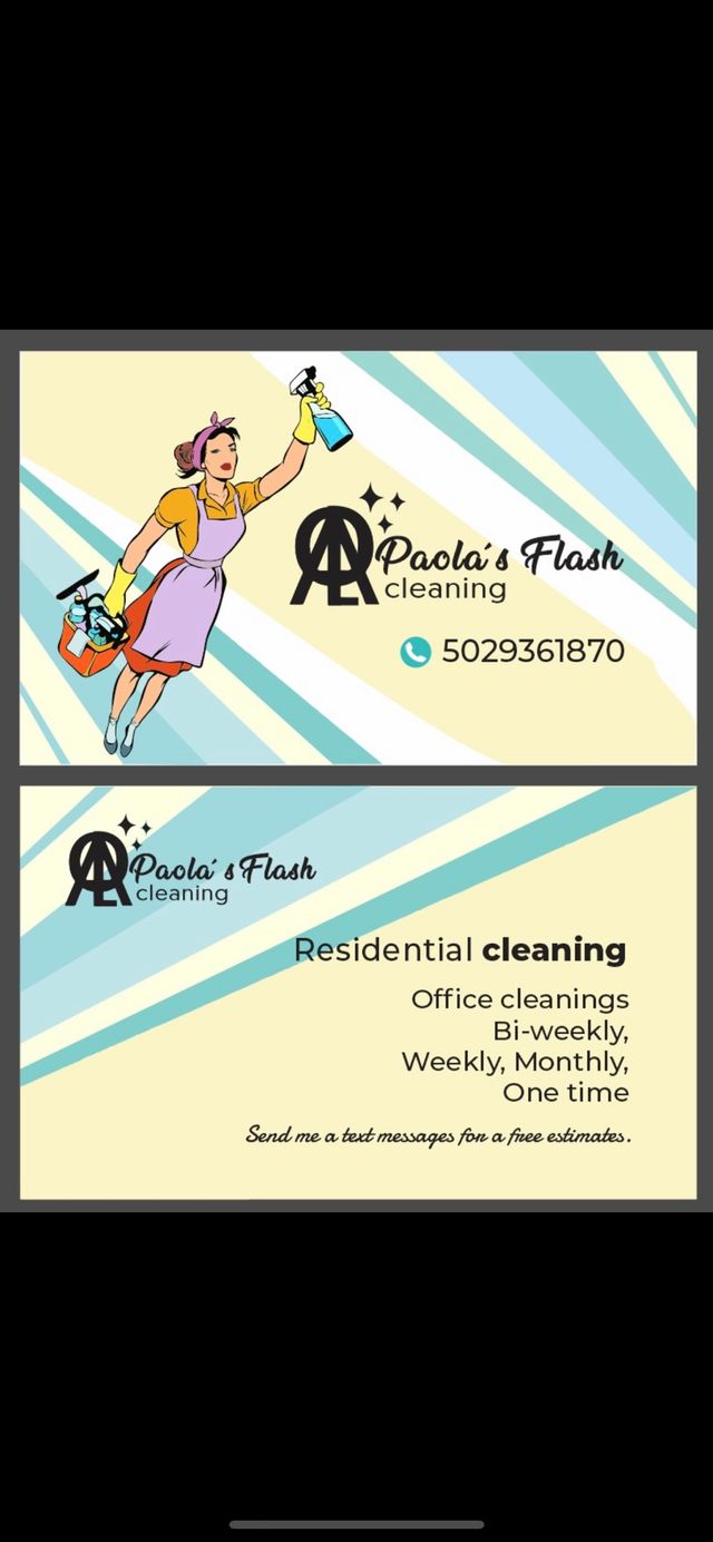Paola’s flash cleaning