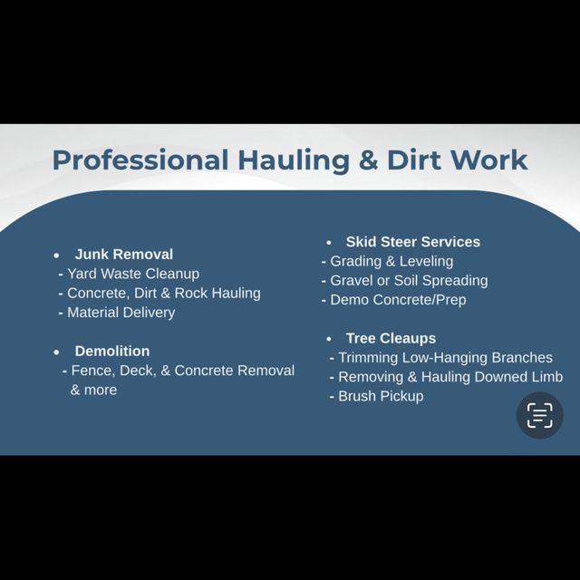 Ranch hauling & Dirt Works LLC