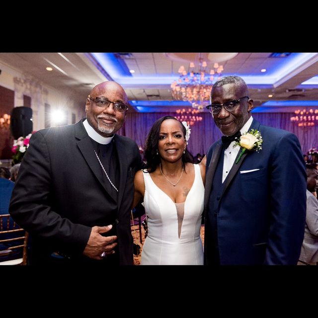 REV. MARC A. KING.  WELL TIMED WEDDING