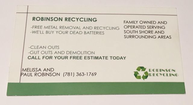 Robinson Recycling And Removal