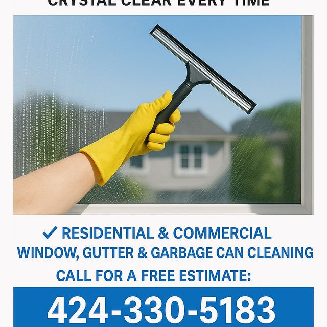 Unfazed window and gutter cleaning