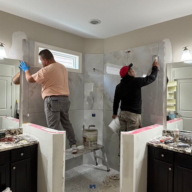 Upper Tile and Grout