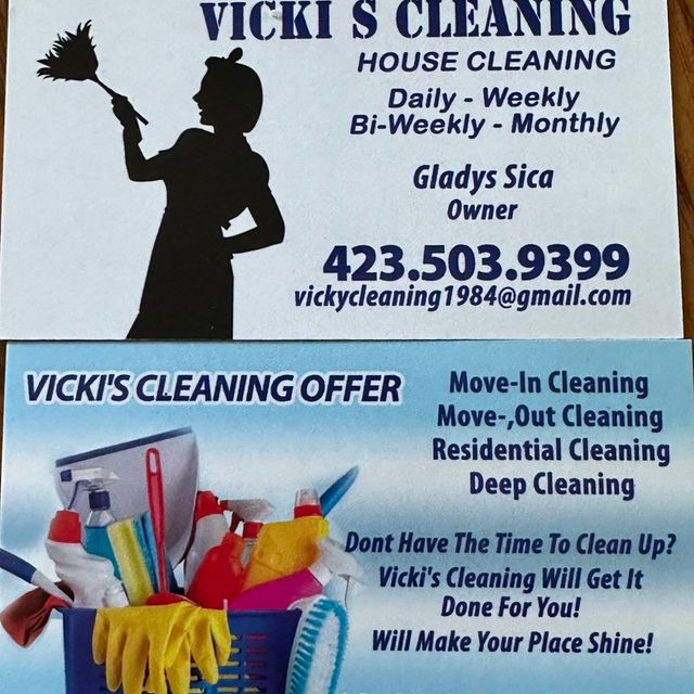 Vicky’s cleaning